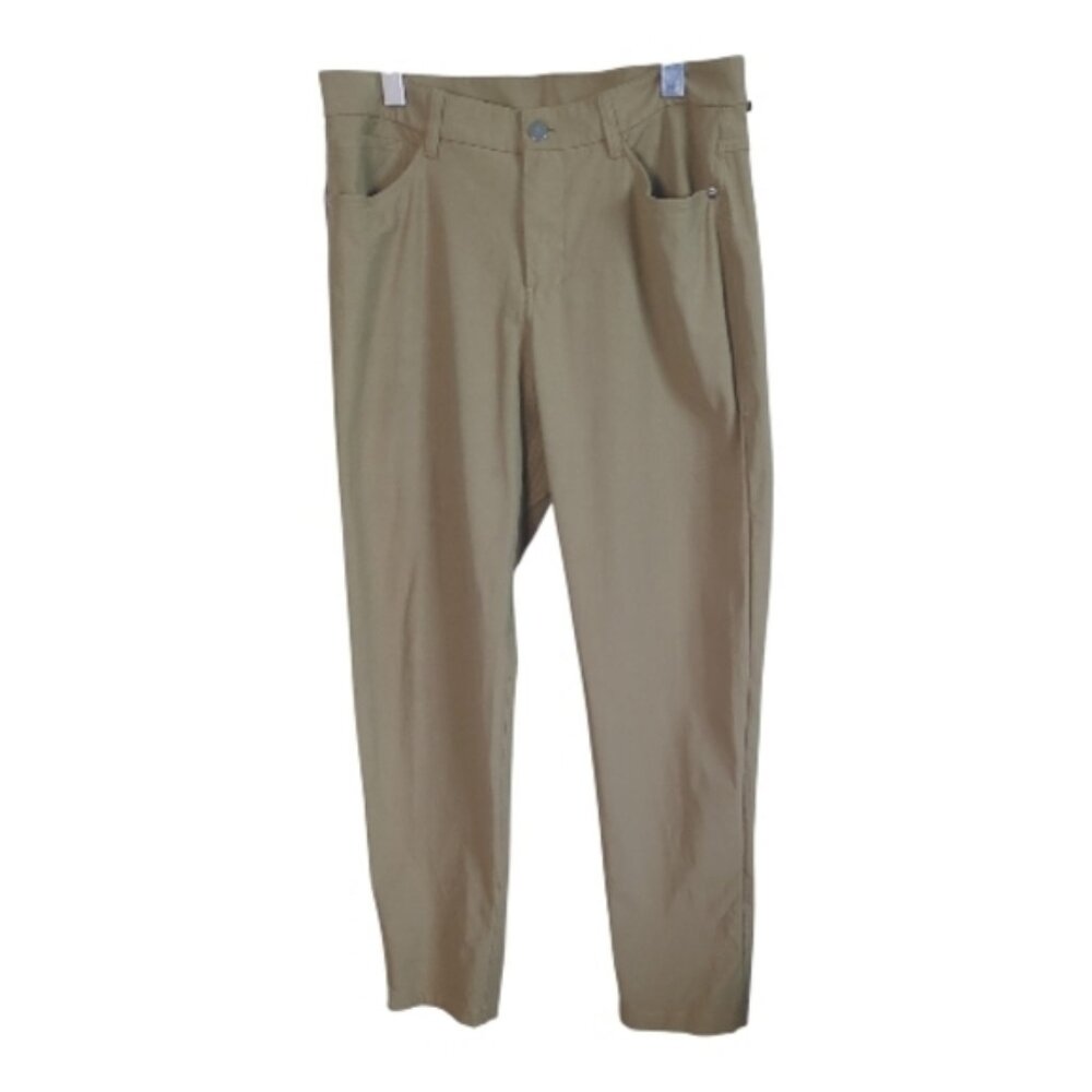 Lululemon ABC Classic-Fit Pant" *Warpstreme Artifact Brown‎ Size 32